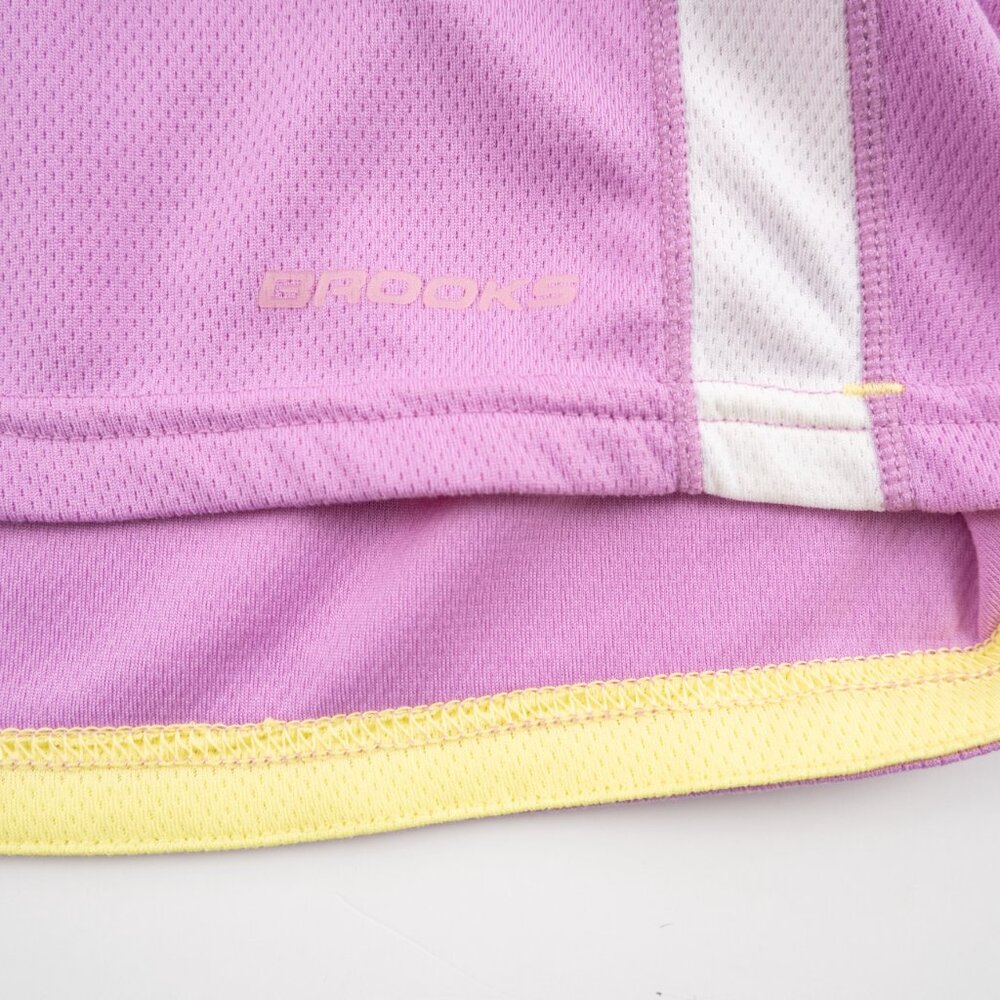 BROOKS Revelation Tee pink athletic running shirt size M - Picture 5 of 9